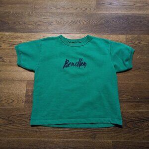 90's United Colors of Benetton Logo Sweatshirt Size Medium